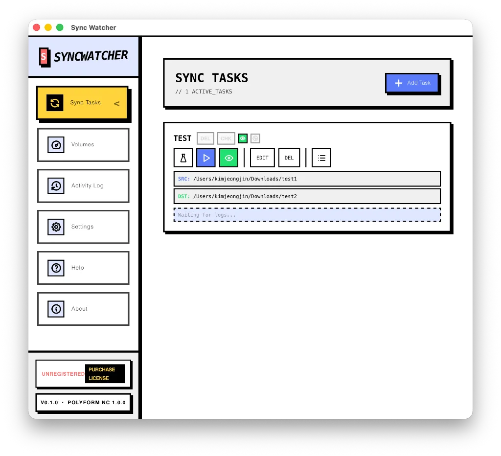 SyncWatcher Screenshot